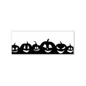Jack-o-lantaarns Rubberstempel (Afrduk)