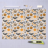 Jack o lantaarns vleermuizen herfstschattige hallo tissuepapier (Craft)