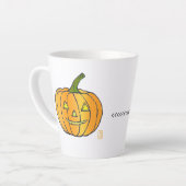 Jack-o-lantern 12 oz. latte mok (Linkerhoek)