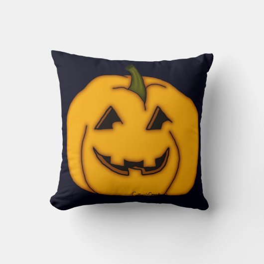 Jack o' Lantern 3 Kussen (Voorkant)