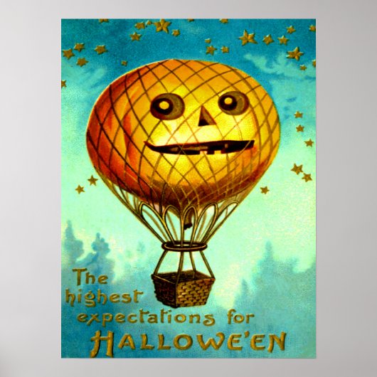 Jack O' Lantern Air Ballon Poster (Voorkant)