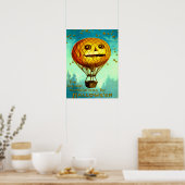 Jack O' Lantern Air Ballon Poster (Keuken)