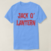 Jack O' Lantern Apparel T-shirt (Design voorkant)