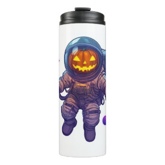 Jack-o'-Lantern Astronaut Thermosbeker