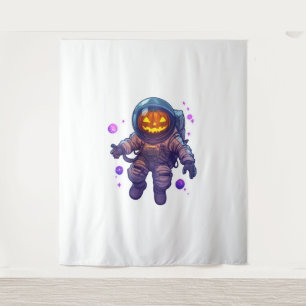 Jack-o'-Lantern Astronaut Wandkleed
