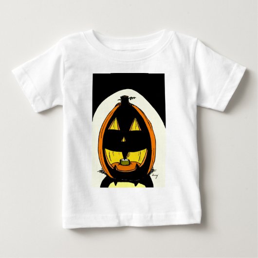 Jack o' Lantern Baby T-Shirt (Voorkant)