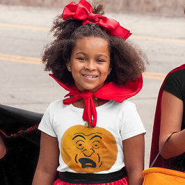 Jack O' Lantern Bang gezicht Halloween pompoen mei T-shirt
