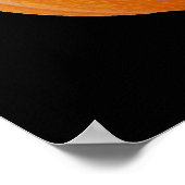 Jack o' Lantern Bang gezicht, Halloween pompoen Poster (Hoek)