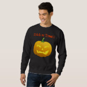 Jack-o-Lantern Basic Halloween Sweatshirt (Voorkant volledig)