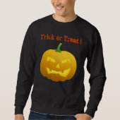 Jack-o-Lantern Basic Halloween Sweatshirt (Voorkant)