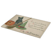 Jack O' Lantern Black Cat Witch's Pet Bezem Snijplank (Hoek)