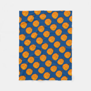 Jack o' Lantern Blauwe Fleece Deken
