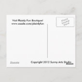 Jack o' Lantern Blue "Happy Halloween" Briefkaart (Achterkant)