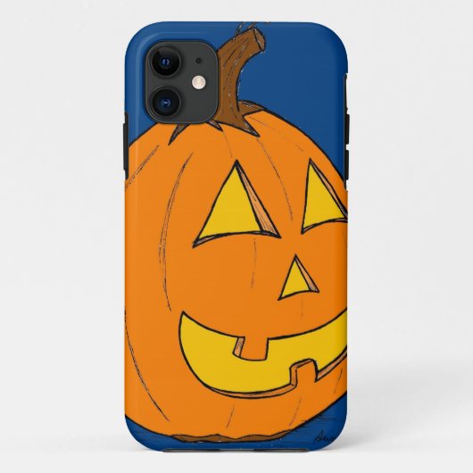 Jack o' Lantern Blue iPhone 5 Hoesje (Achterkant)