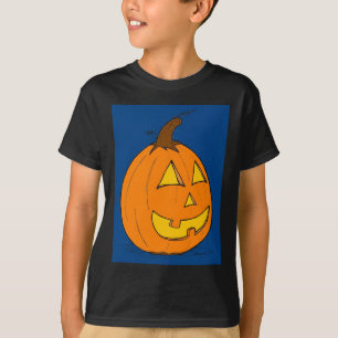 Jack o' Lantern Blue Kinder Dark T-Shirt