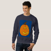Jack o' Lantern Blue Mannen Sweatshirt (Voorkant volledig)