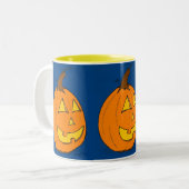 Jack o' Lantern Blue Mok (Voorkant links)