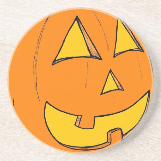Jack o' Lantern Blue Onderzetter (Voorkant)