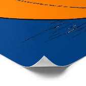 Jack o' Lantern Blue Poster (Hoek)