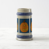 Jack o' Lantern Blue Stein Bierpul (Center)