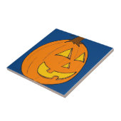 Jack o' Lantern Blue Tile Tegeltje (Zijkant)