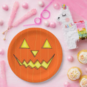 Jack-O-Lantern Borden voor Halloween Party Papieren Bordje (Feest)