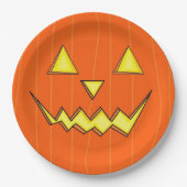Jack-O-Lantern Borden voor Halloween Party Papieren Bordje (Voorkant)