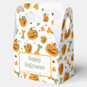 Jack-o-Lantern & Botten Spooky Custom Halloween Bedankdoosjes (Geopend)