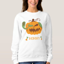 Jack-o'-Lantern & Botten Spooky Halloween Mom Trui