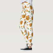 Jack-o'-Lantern & Botten Spooky Halloween Party Leggings (Links)