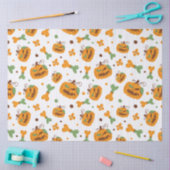 Jack-o-Lantern & Botten Spooky Halloween Tissuepapier (Craft)