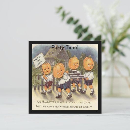  Jack o' Lantern boys Steeling Gate Kaart (Staand voorkant)