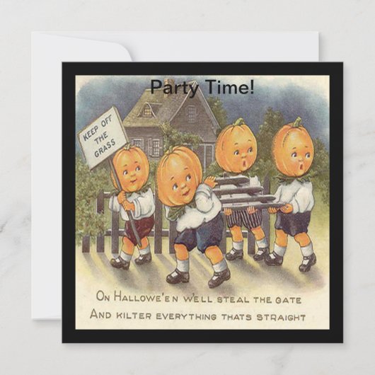 Jack o' Lantern boys Steeling Gate Kaart (Voorkant)