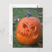 Jack O Lantern Briefkaart (Voorkant / Achterkant)