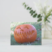 Jack O Lantern Briefkaart (Staand voorkant)