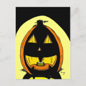 Jack o' Lantern Briefkaart (Voorkant)