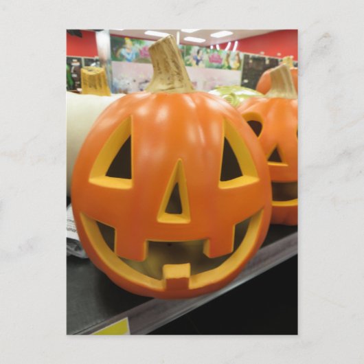 Jack-O-Lantern Briefkaart (Voorkant)