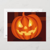 Jack-O'-Lantern Briefkaart (Voorkant / Achterkant)