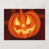 Jack-O'-Lantern Briefkaart (Voorkant)