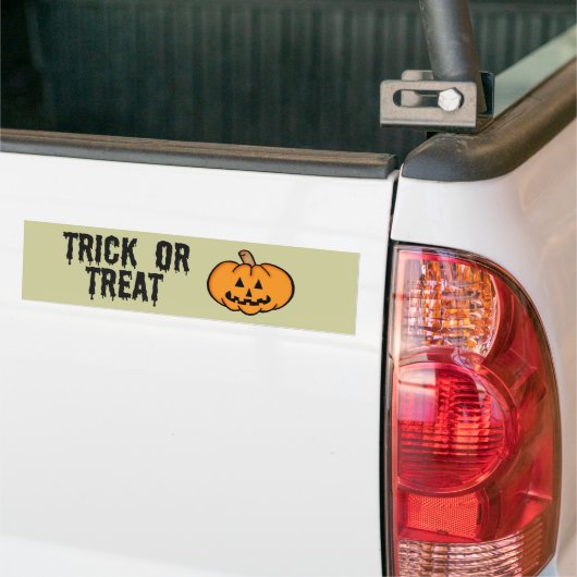 Jack O Lantern Bumpersticker (Op Truck)