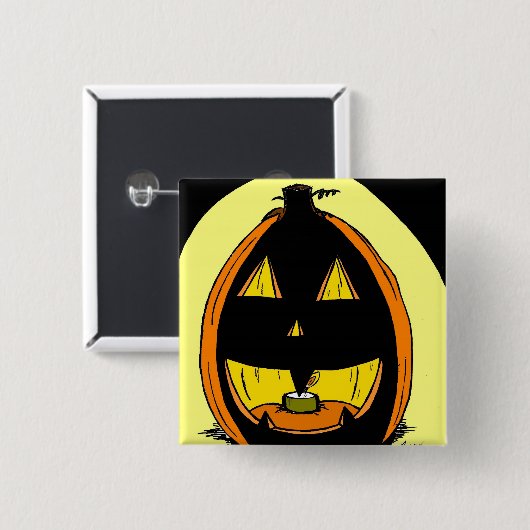 Jack o' Lantern Button (Voorkant /achterkant)
