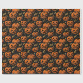Jack O Lantern Cadeaupapier (Vlak)