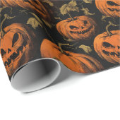 Jack O Lantern Cadeaupapier (Rol Hoek)