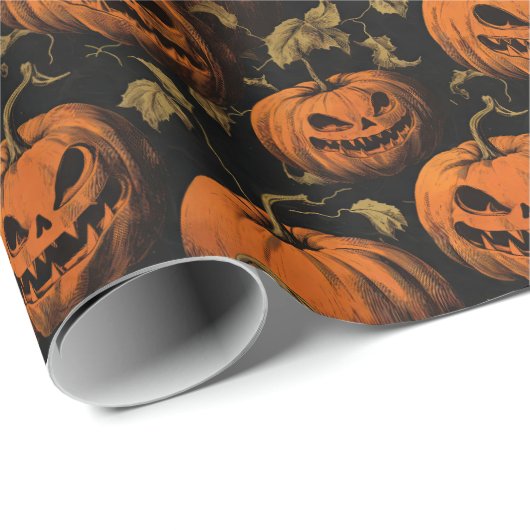 Jack O Lantern Cadeaupapier (Rol Hoek)