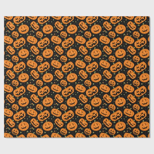Jack-O-Lantern Cadeaupapier (Vlak)