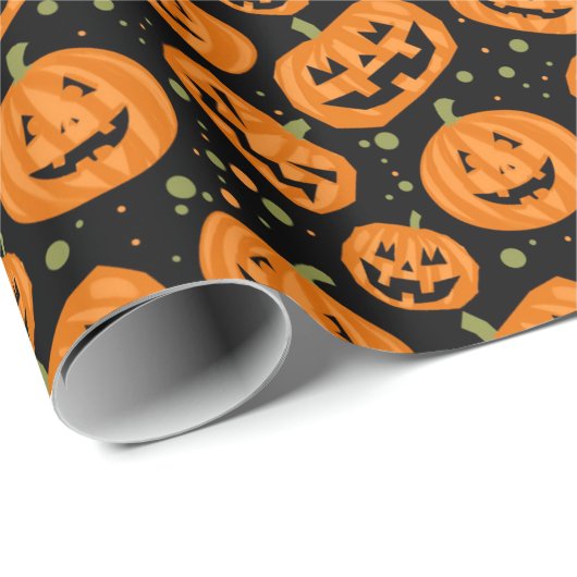 Jack-O-Lantern Cadeaupapier (Rol Hoek)