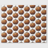 Jack O' Lantern Cadeaupapier (Vlak)