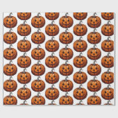 Jack O' Lantern Cadeaupapier (Vlak)