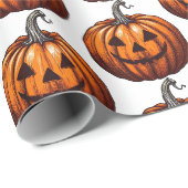 Jack O' Lantern Cadeaupapier (Rol Hoek)