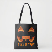 Jack-o-lantern Canvas tas Halloween Pumpkin Bag (Voorkant)